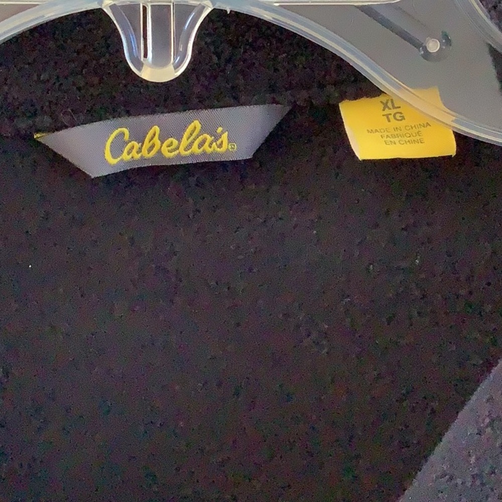 Cabelas fleece full zipper jacket - Picture 2 of 4